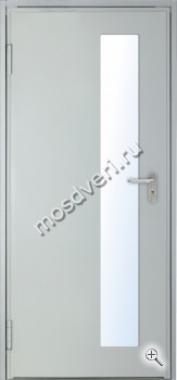 Противопожарная дверь с остеклением - купить от производителя Мосдвери Противопожарная дверь с остеклением