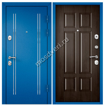 Синие входные двери в квартиру SVK-39 - купить от производителя Мосдвери Синие входные двери в квартиру SVK-39